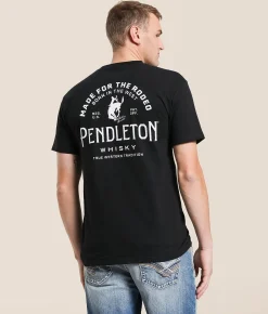Tops|Graphic T-Shirts | Pendleton Whiskey Made T-Shirt Black