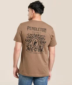 Tops|Graphic T-Shirts | Pendleton Whiskey Saddle T-Shirt Vintage Brown Black