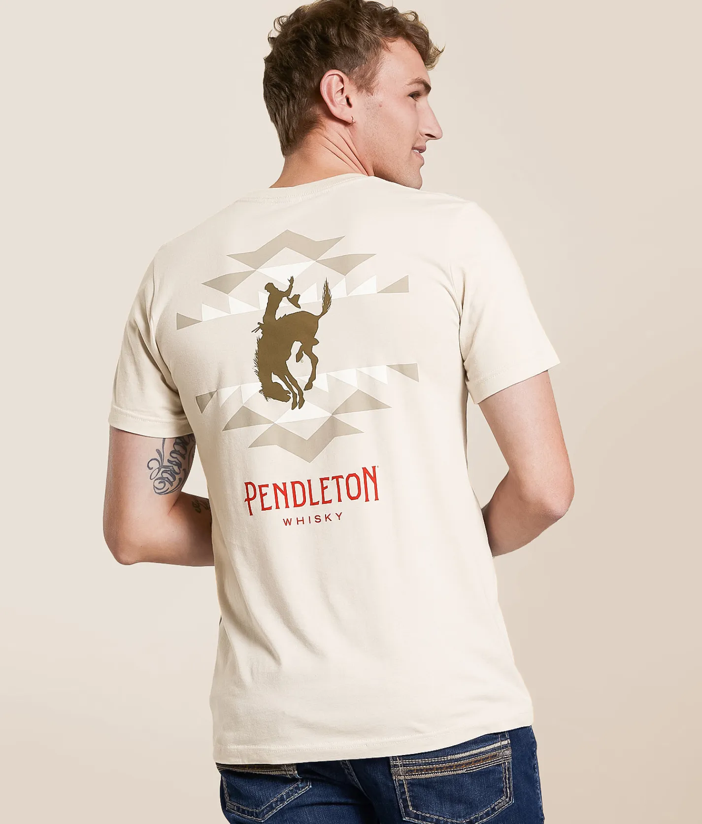 Tops | Pendleton Whisky Bucking Horse T-Shirt Dust