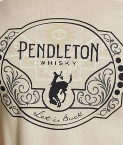 Tops|Graphic T-Shirts | Pendleton Whisky Buckle T-Shirt Tan