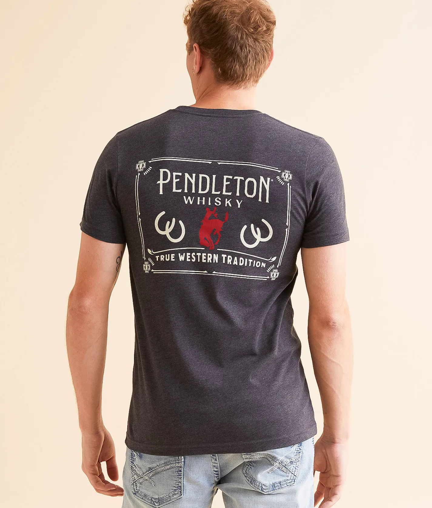 Pendleton Whisky Harding T-Shirt Deep Heather Discount