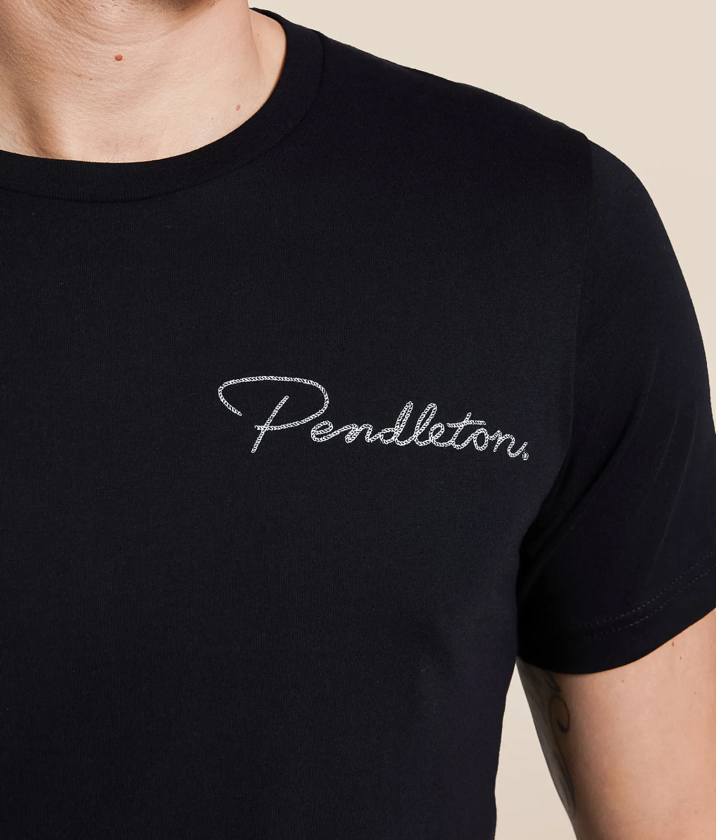 Pendleton Whisky Rope T-Shirt Black New