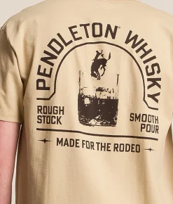 Graphic T-Shirts | Pendleton Whisky Tumbler T-Shirt Sand