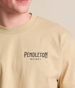 Pendleton Whisky Tumbler T-Shirt Sand Hot
