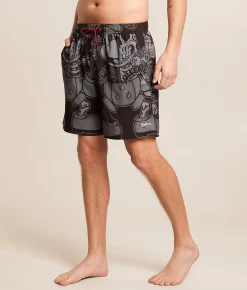 Sullen Who's Next Stretch Swim Trunks Black Online