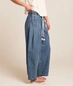Urban Daizy Wide Leg Barrel Pant Denim Sale
