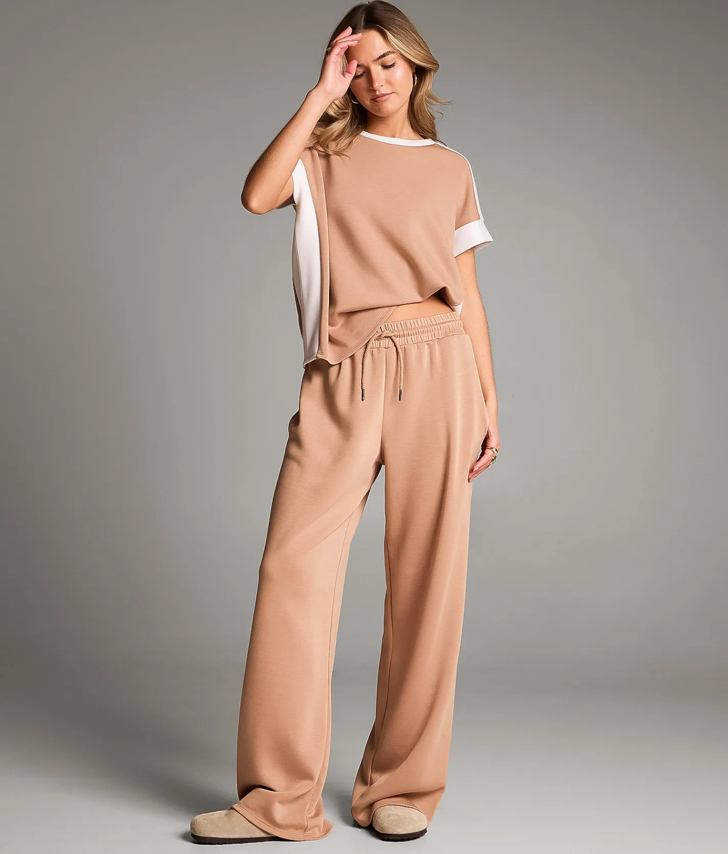 Bottoms | BKE Wide Leg Pant Natural