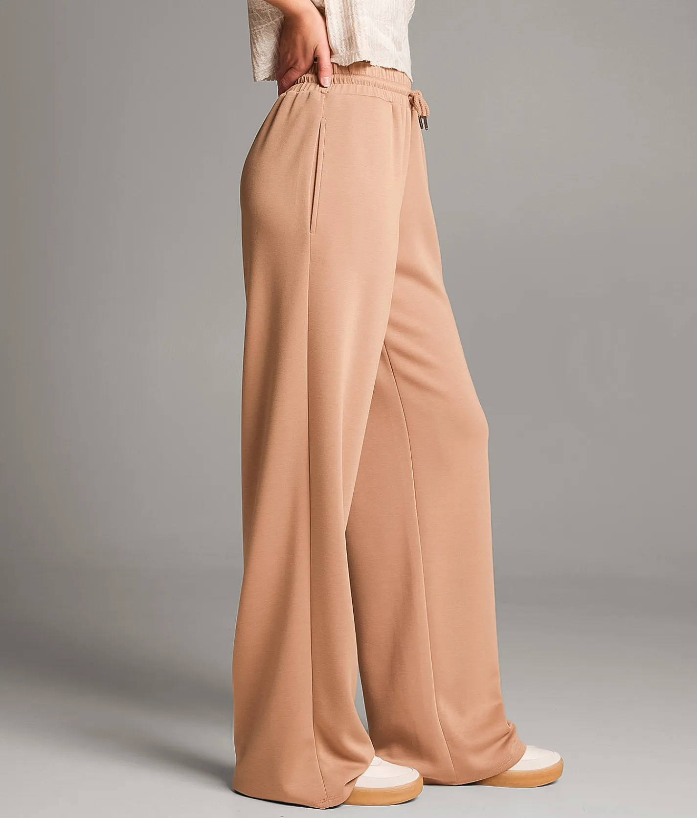 Bottoms | BKE Wide Leg Pant Natural