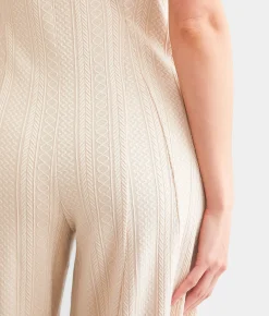 Polagram Wide Leg Patterned Jumpsuit Turtledove Outlet