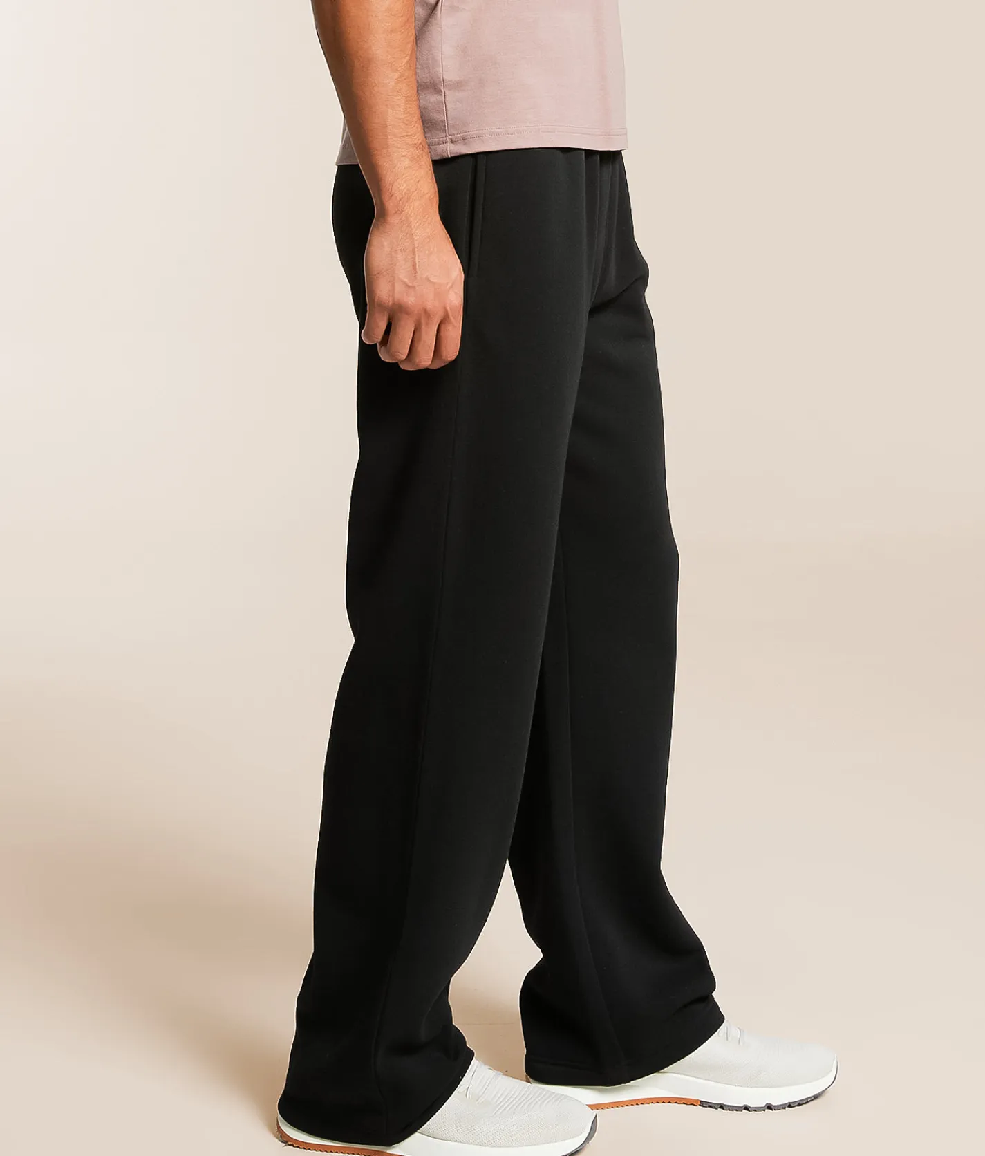 Bottoms | Nova Industries Wide Leg Sweatpant Black