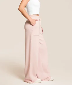 Gilded Intent Wide Leg Sweatpant Primrose Pink Clearance