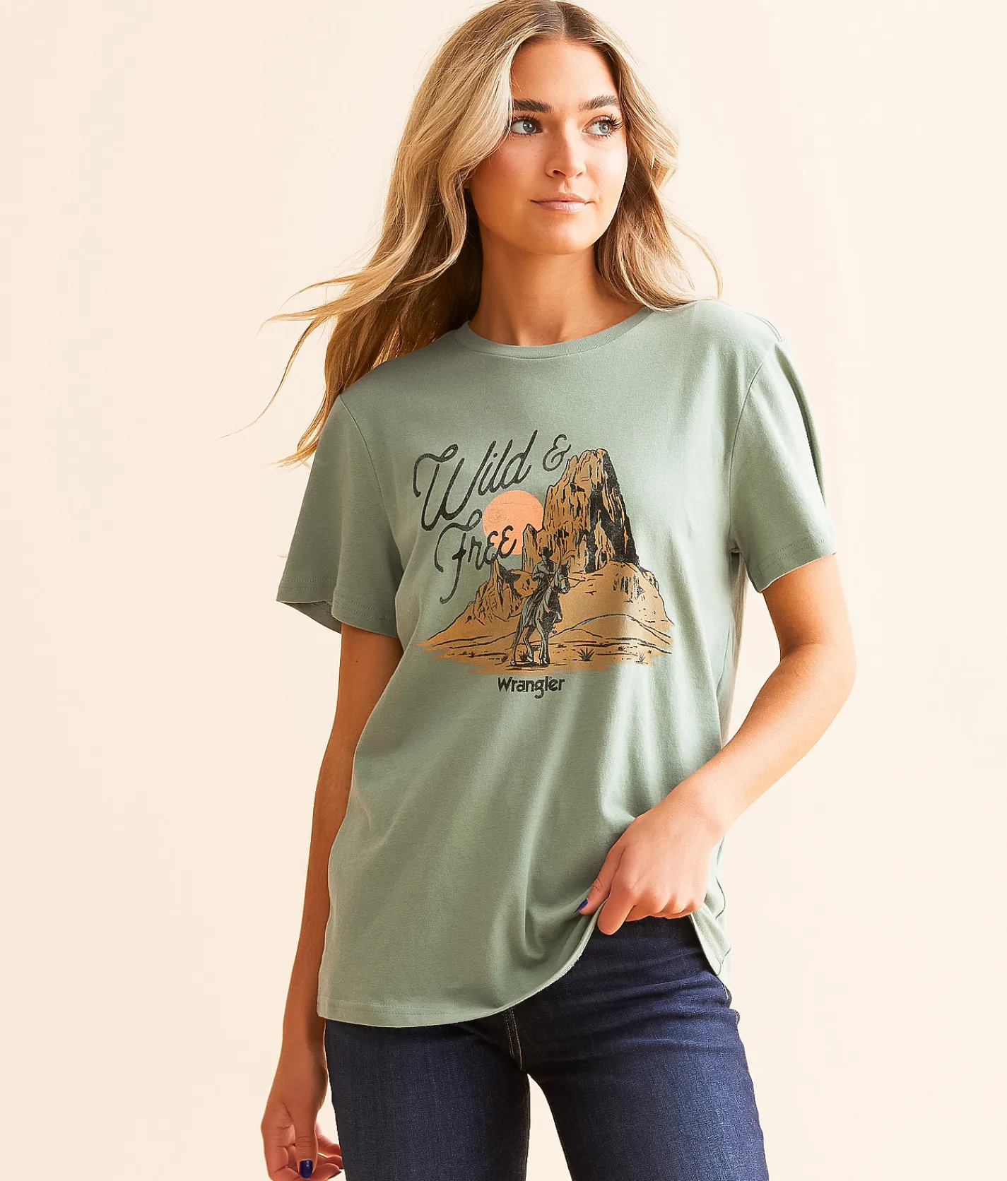 Tops | Wrangler® Wild & Free T-Shirt Lily Pad