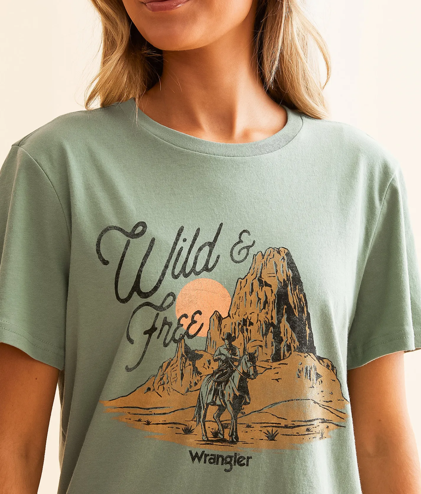 Tops | Wrangler® Wild & Free T-Shirt Lily Pad