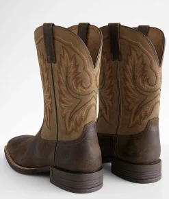 Shoes | Ariat Wilder Leather Cowboy Boot Antique Grey Brown Bomber