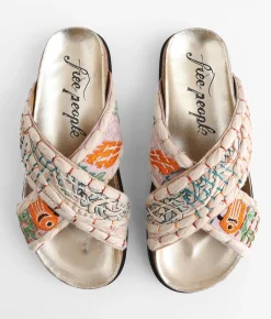 Shoes | Free People Wildflowers Sandal Patched Kantha
