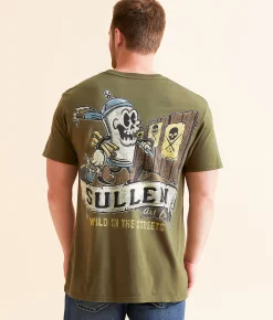 Graphic T-Shirts | Sullen Wild In The Streets T-Shirt Olive