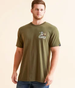 Graphic T-Shirts | Sullen Wild In The Streets T-Shirt Olive