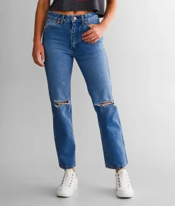 Wrangler® Wild West High Rise Straight Jean Patty Clearance