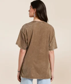 Tops | Ariat Wild West Oversized T-Shirt Toffee