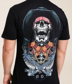 Sullen Wild Westside T-Shirt Jet Black Clearance