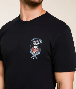 Sullen Wild Westside T-Shirt Jet Black Clearance