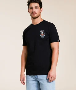 Sullen Wild Westside T-Shirt Jet Black Clearance