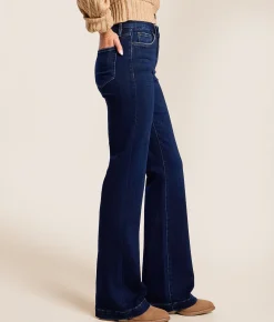 Bottoms | VERVET by Flying Monkey Willa High Rise Trouser Stretch Jean Rededicate