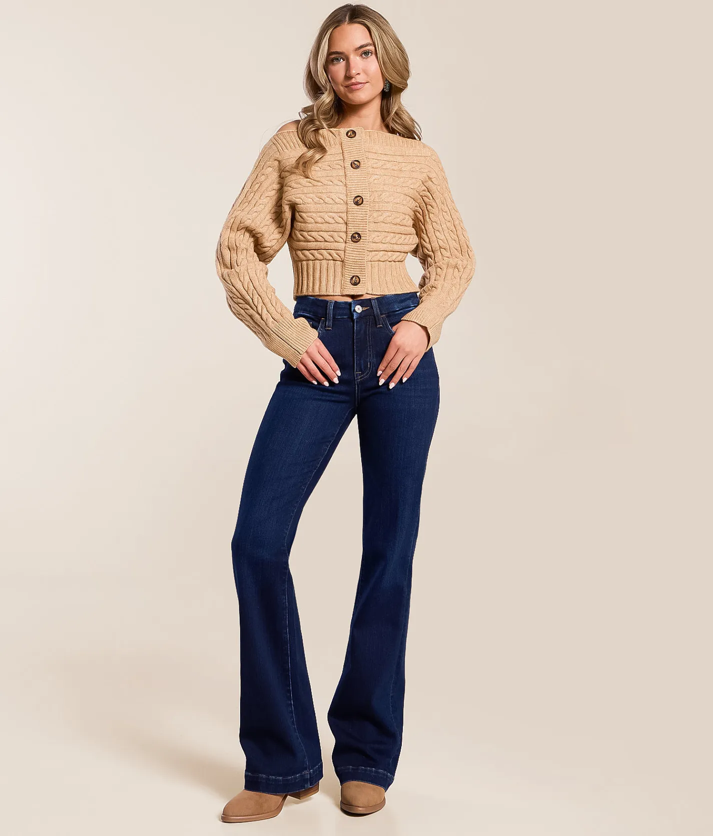 VERVET by Flying Monkey Willa High Rise Trouser Stretch Jean Rededicate Online