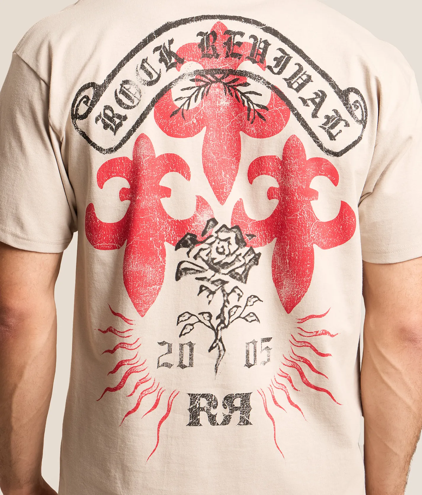 Graphic T-Shirts | Rock Revival William T-Shirt Silver Grey