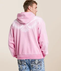 Tops | Rock Revival Wilson Hooded Sweatshirt Pink