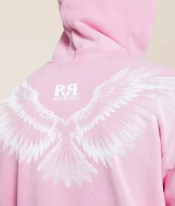 Tops | Rock Revival Wilson Hooded Sweatshirt Pink