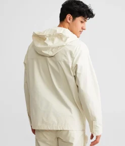 Smoke Rise® Windbreaker Hooded Jacket Oatmeal Best