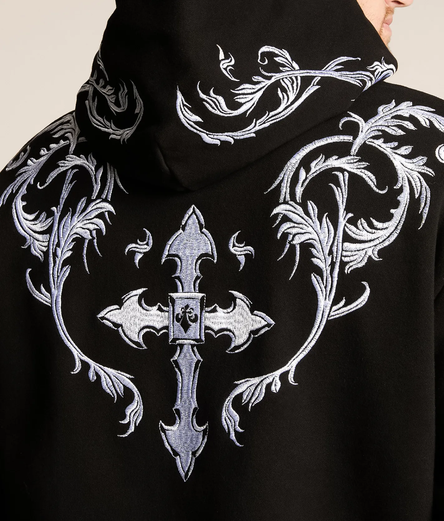 Tops | Affliction Winged Up Hooded Sweatshirt Black