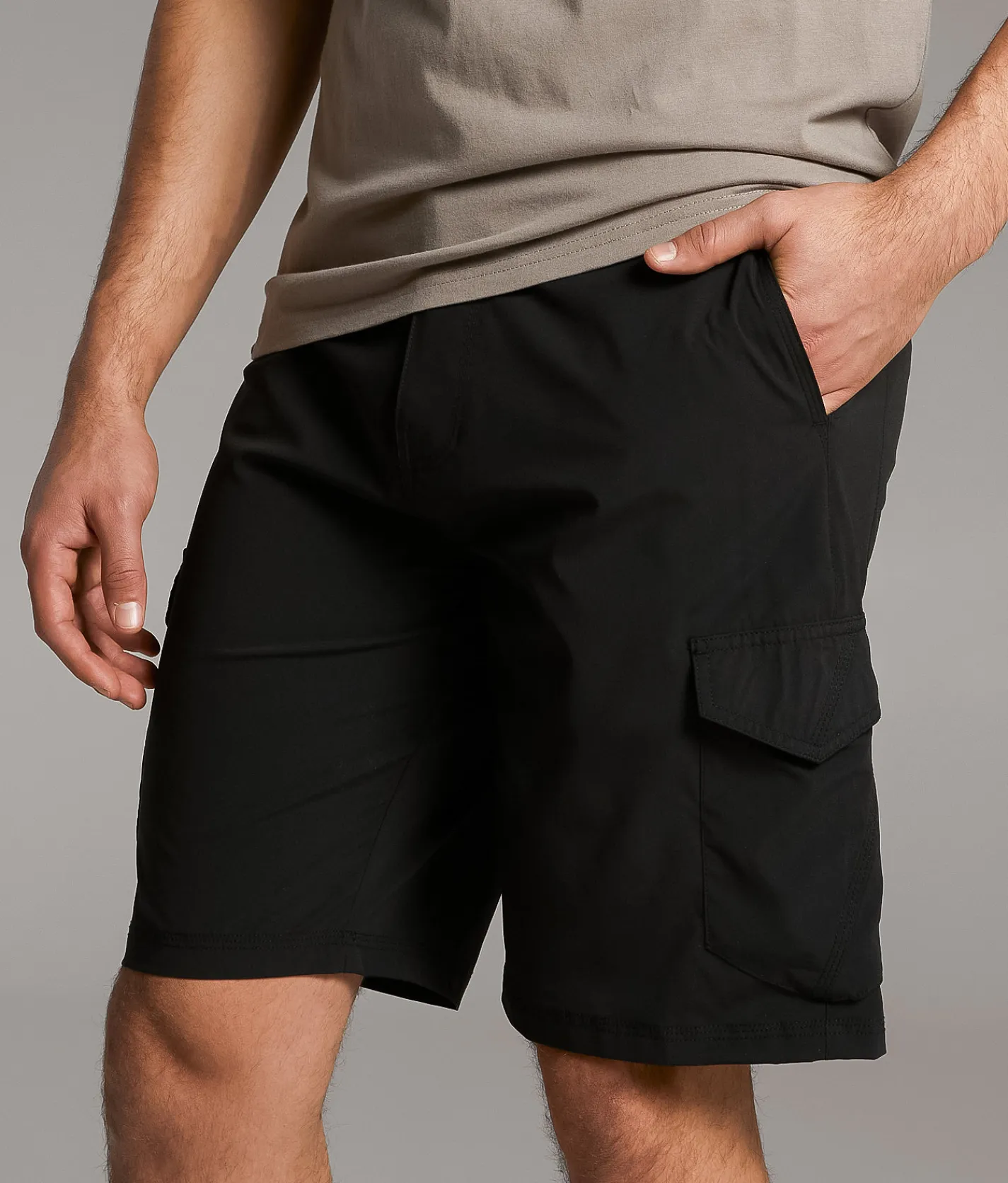 BKE Winthrop Hybrid Cargo Walkshort Black New