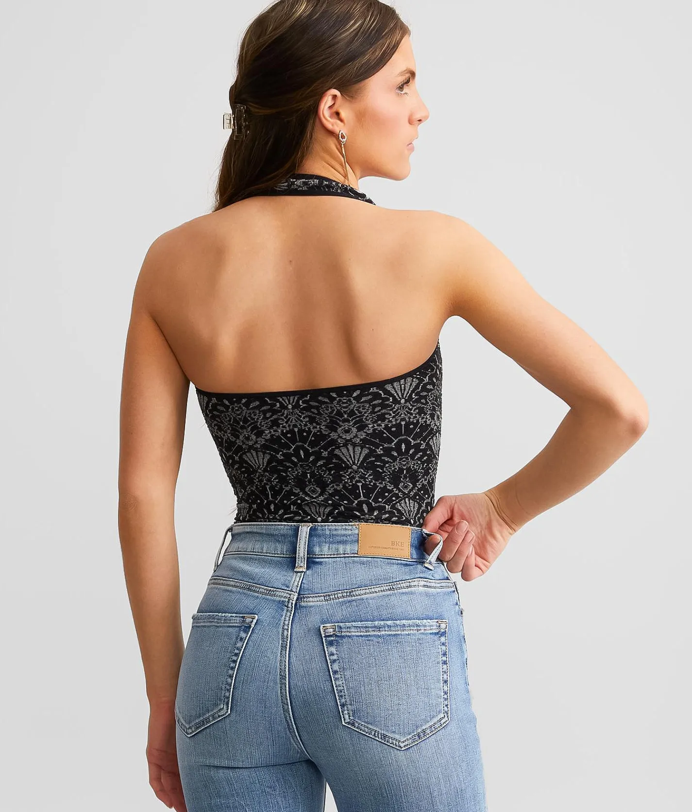 Tops | Free People With Love Bodysuit Pompom