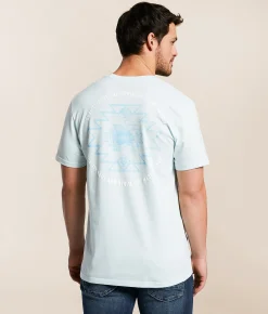 Graphic T-Shirts | Ariat Wood Burn Quality T-Shirt Quiet Tide