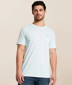 Graphic T-Shirts | Ariat Wood Burn Quality T-Shirt Quiet Tide