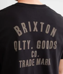 Graphic T-Shirts | Brixton Woodburn T-Shirt Terracotta White