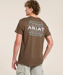 Ariat Wooden Horizon Lock T-Shirt Teak
