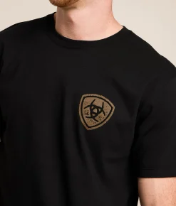 Graphic T-Shirts | Ariat Wooden Playa Lockup T-Shirt Black