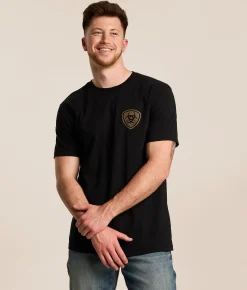 Graphic T-Shirts | Ariat Wooden Playa Lockup T-Shirt Black
