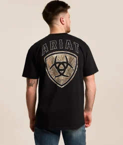 Tops|Graphic T-Shirts | Ariat Woodland Classic T-Shirt Jet Black
