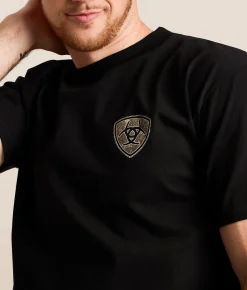 Tops|Graphic T-Shirts | Ariat Woodland Classic T-Shirt Jet Black