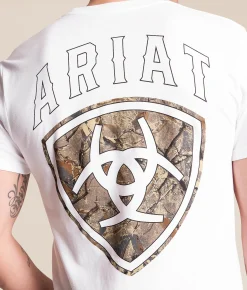 Tops|Graphic T-Shirts | Ariat Woodland Classic T-Shirt White