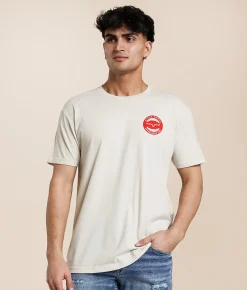Kimes Ranch Wood Stamp T-Shirt Sand