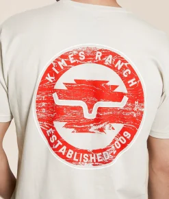 Kimes Ranch Wood Stamp T-Shirt Sand