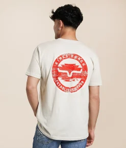 Kimes Ranch Wood Stamp T-Shirt Sand