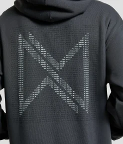 Tops | Maven Co-op Word Block Hooded Sweatshirt Collegiate Blue
