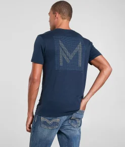 Tops|Graphic T-Shirts | Maven Co-op Word Block Performance T-Shirt Navy Heather