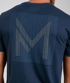 Tops|Graphic T-Shirts | Maven Co-op Word Block Performance T-Shirt Navy Heather